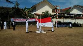 Upacara Peringatan Kemerdekaan Indonesia Ke-72 Kecamatan Karangmojo Berlangsung Khidmat